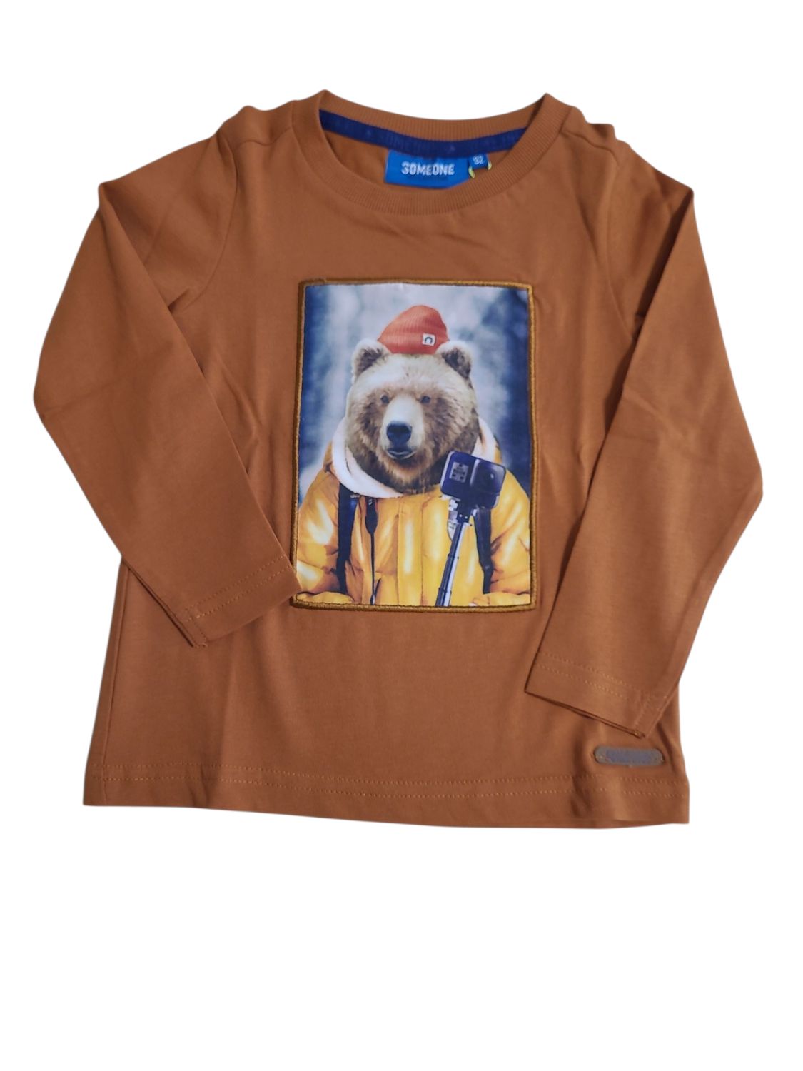 T-shirt L/M &quot;Beer&quot; Someone Cognac