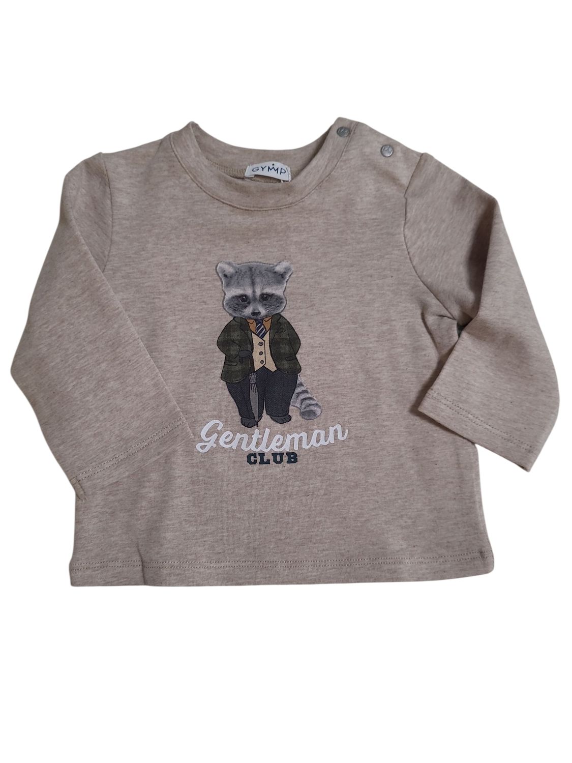 T-shirt L/M &quot;Gentleman Club&quot; Gymp Beige