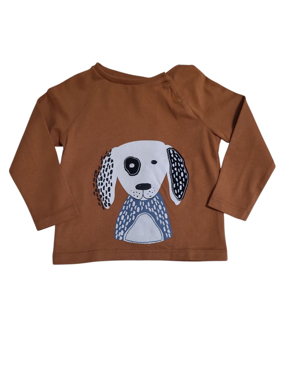 T-shirt L/M &quot;Hond&quot; S-Oliver Cognac