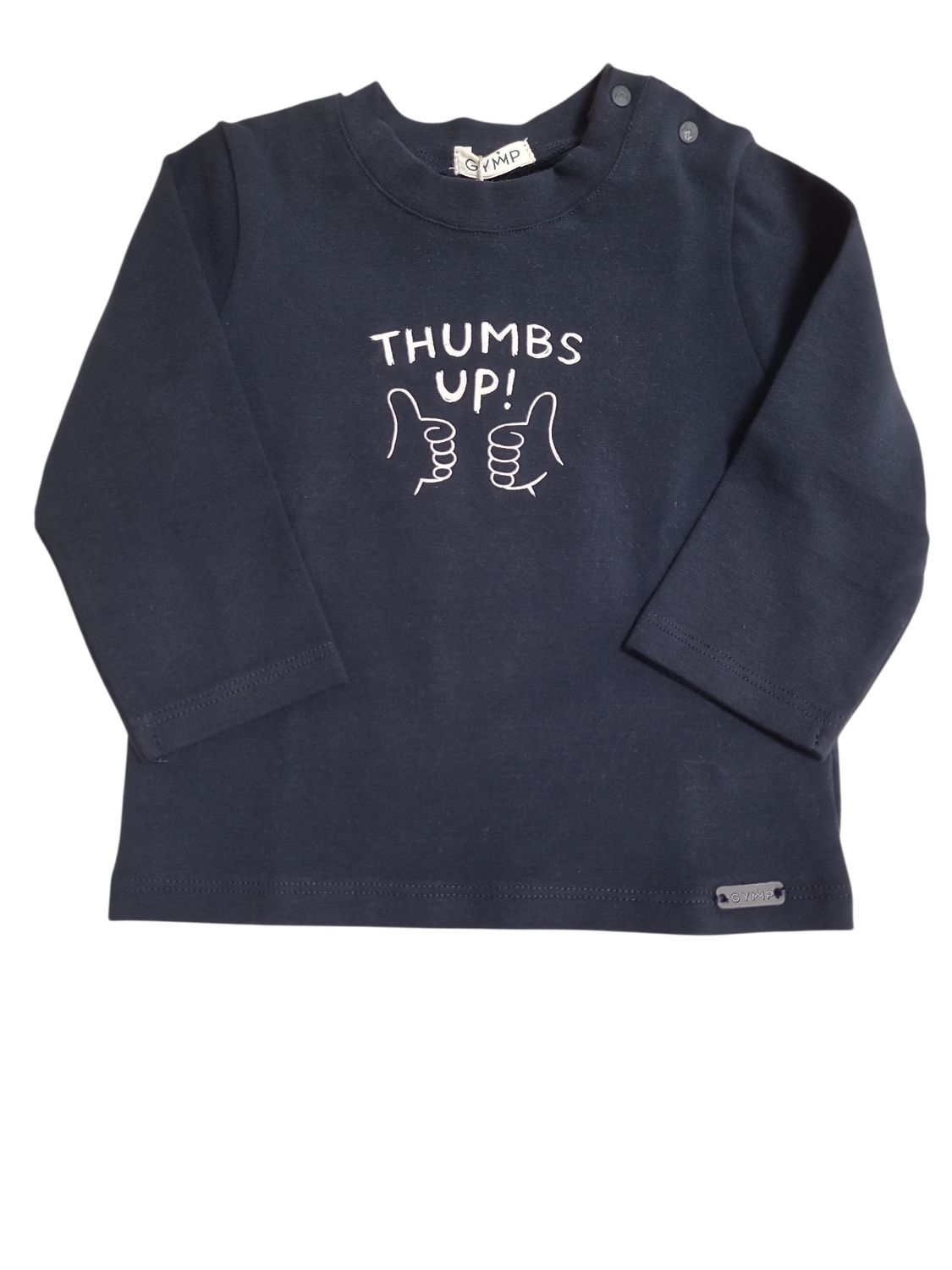 T-shirt L/M &quot;Thumbs Up!&quot; Gymp Navy