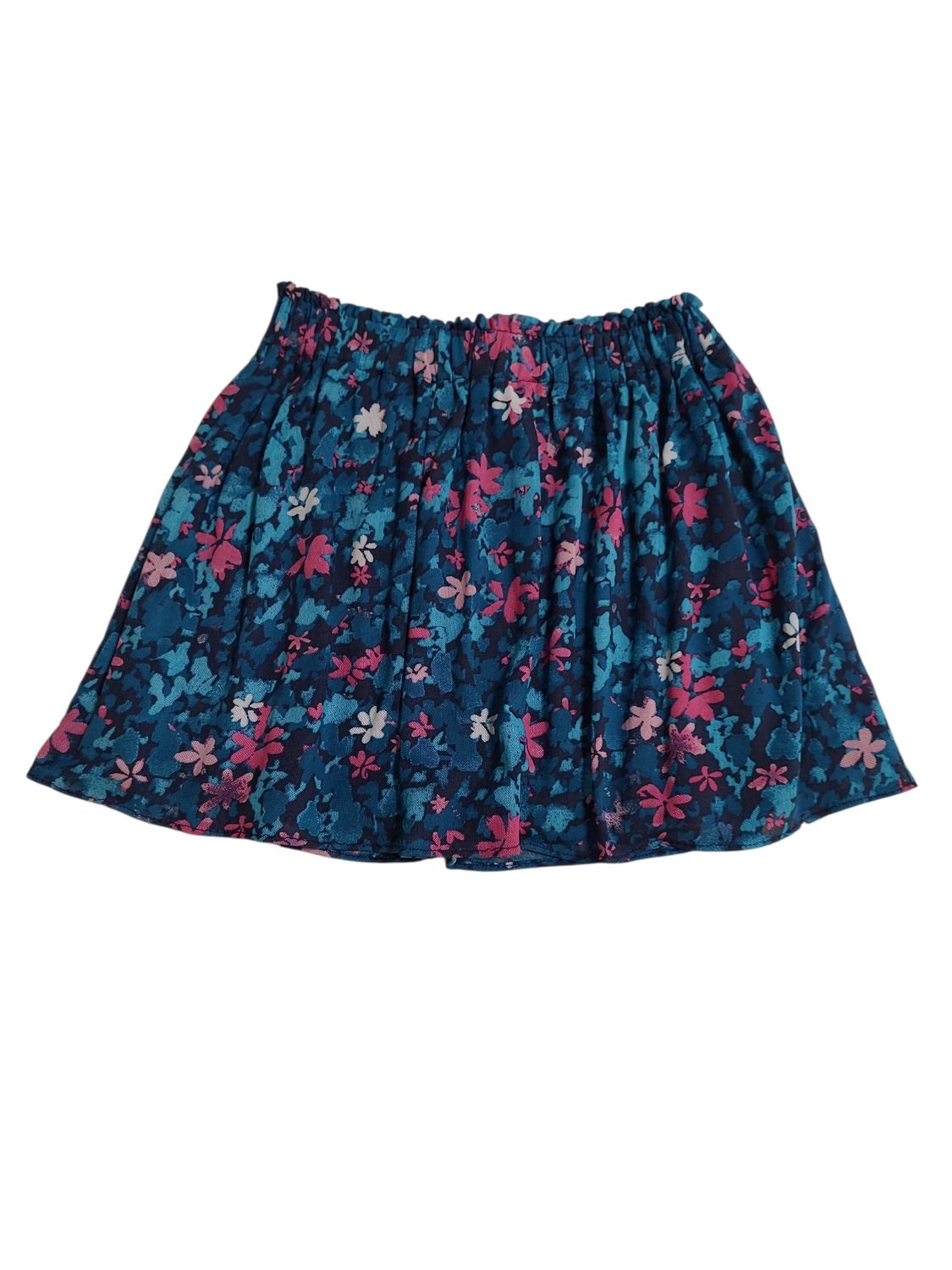 Rok S-Oliver Roos/Turquoise Bedrukt