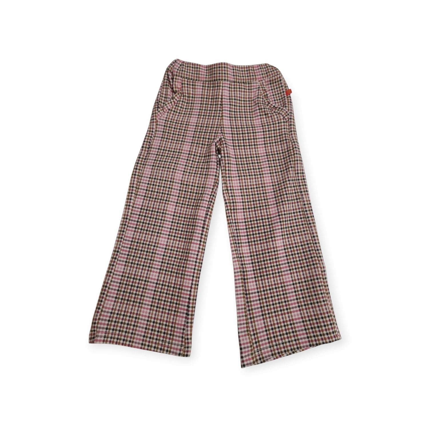 Broek Brede Pijpen Someone Roos/Bruin Geruit