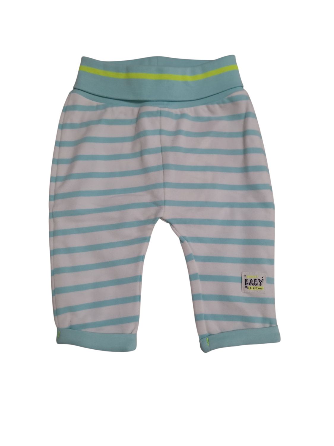 Broek S-Oliver Wit/Blauw Gestreept