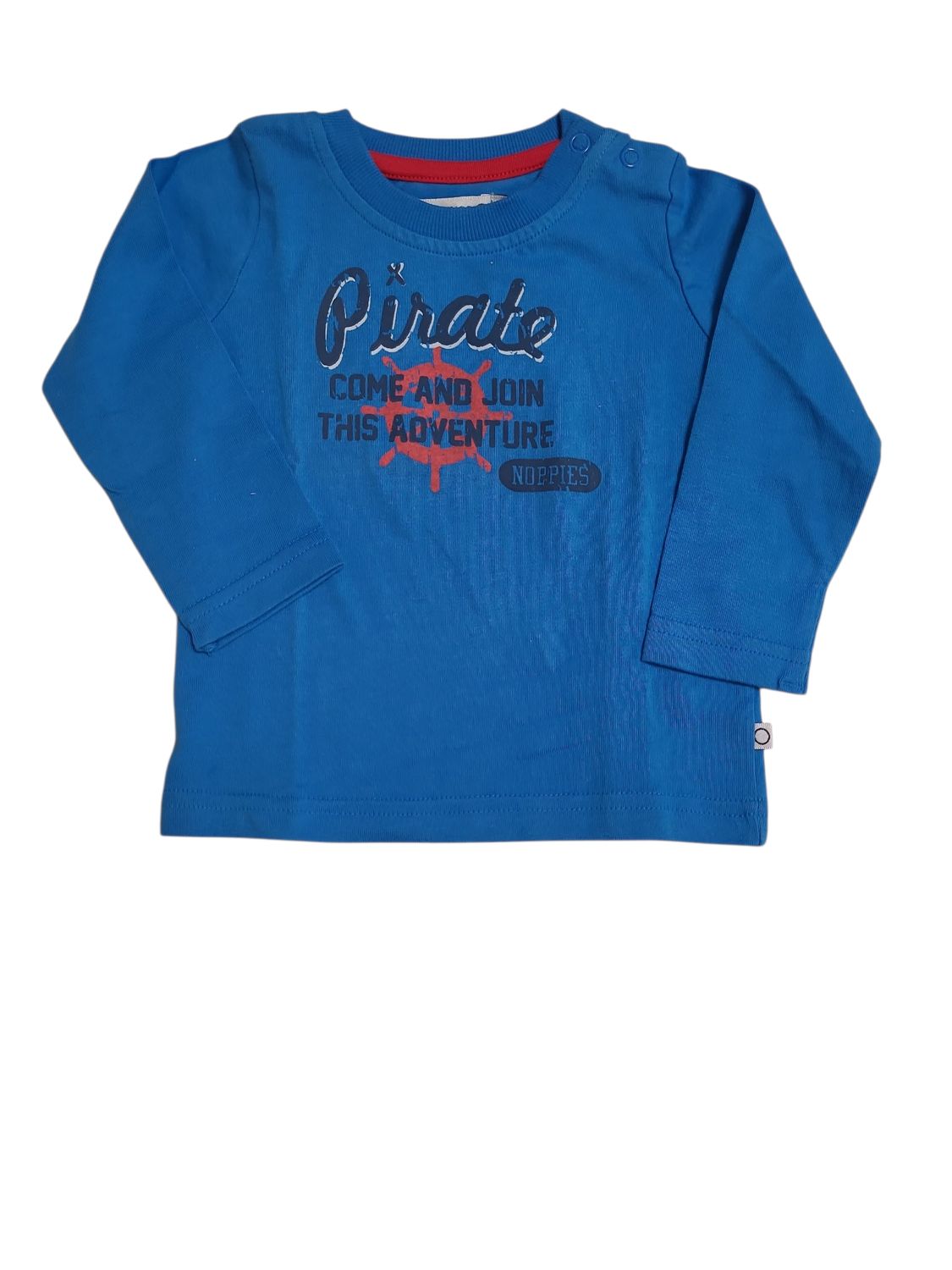 T-shirt L/M &quot;Pirate&quot; Noppies Blauw