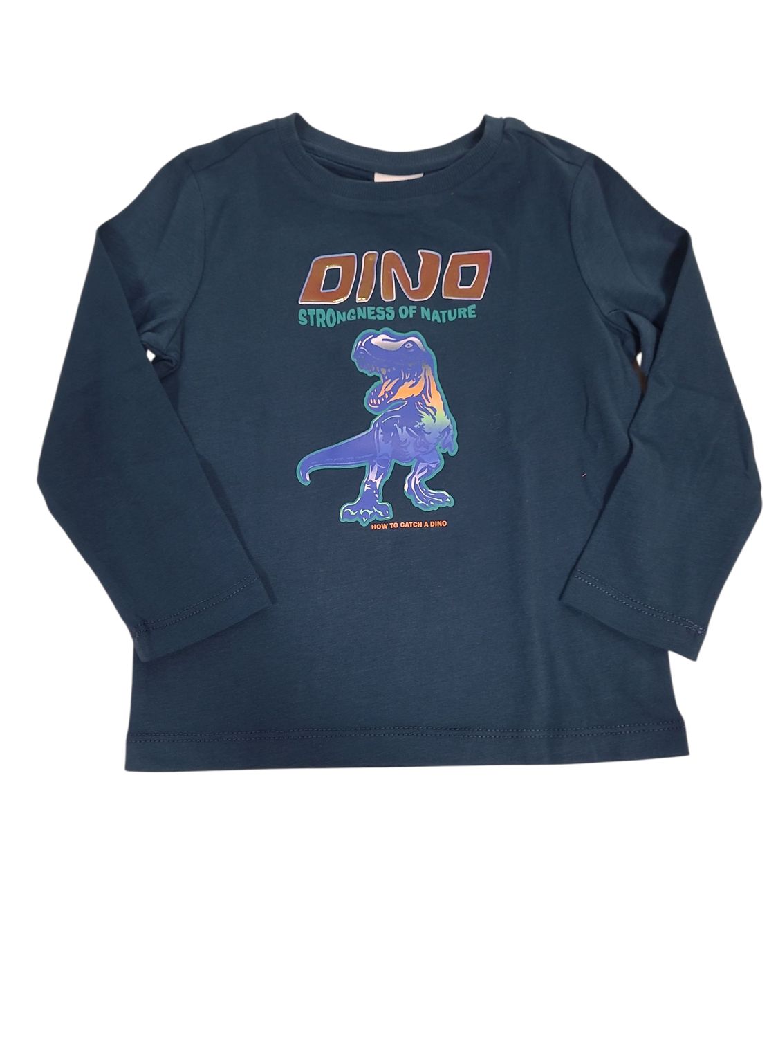 T-shirt L/M &quot;Dino&quot; S-Oliver Donkergroen