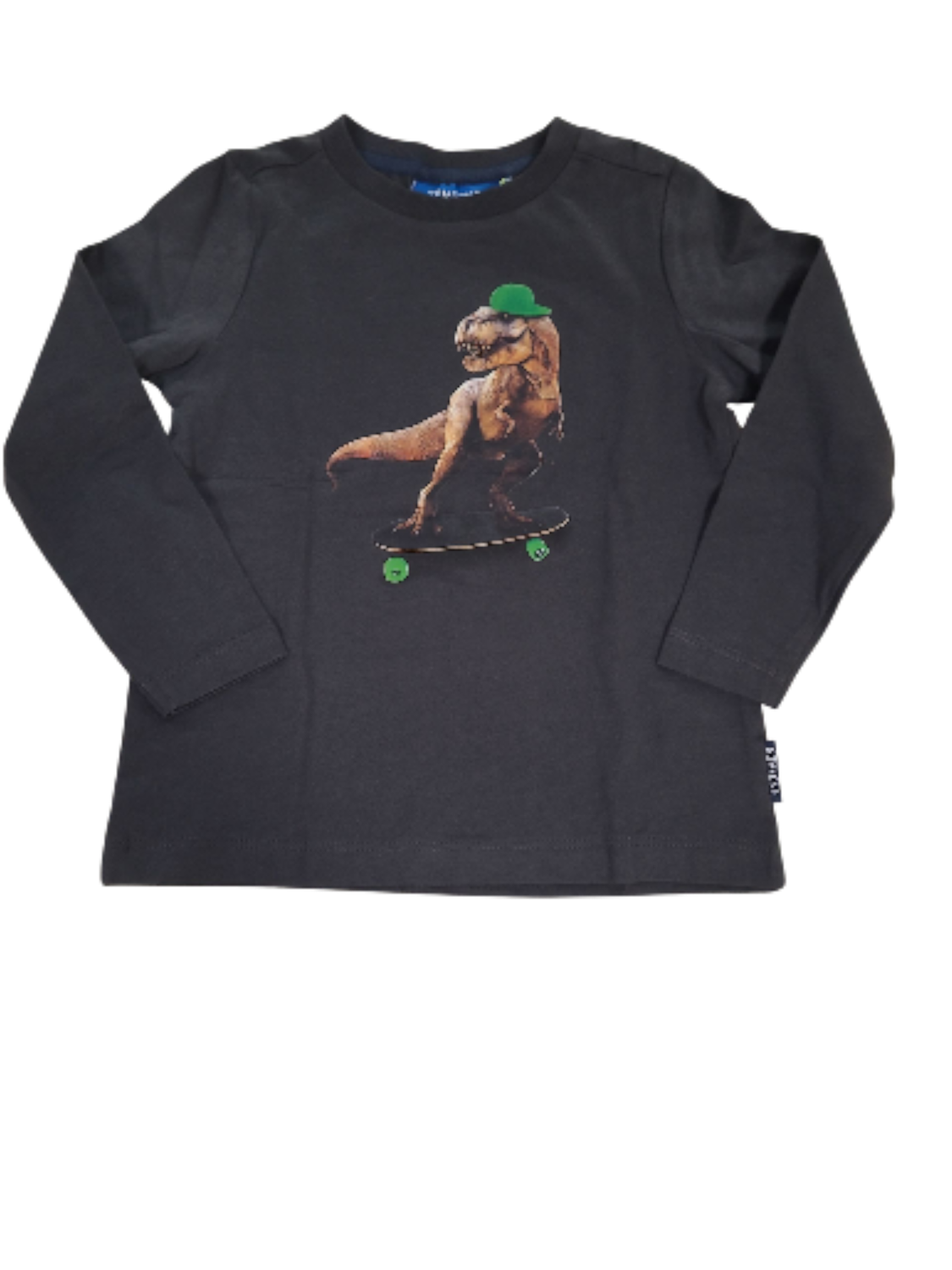 T-shirt L/M &quot;Skate Dino&quot; Someone Antracite