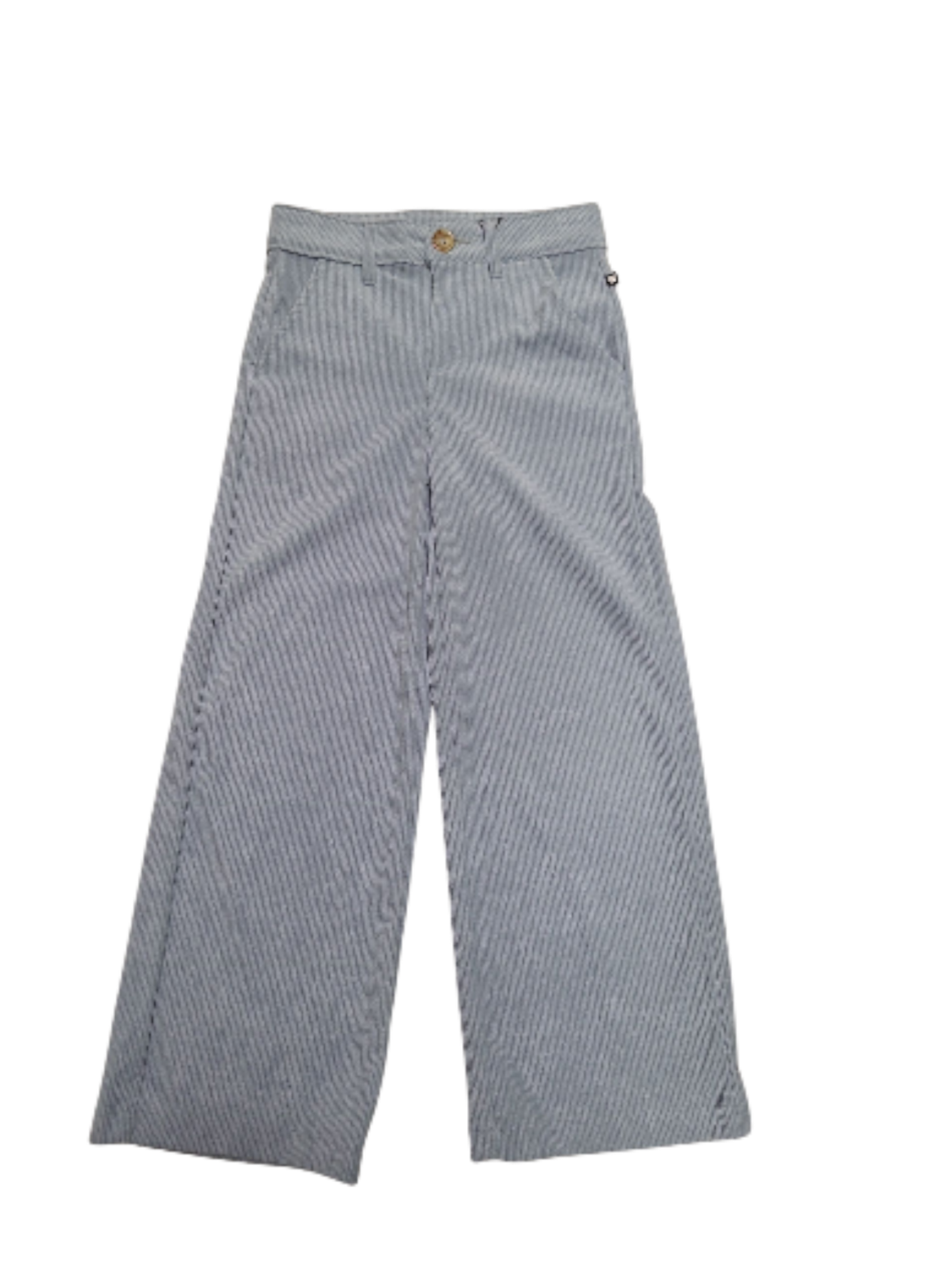 Broek Brede Pijpen Ribfluweel Someone Lichtblauw