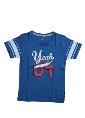 T-shirt "Yeah" Noppies Blauw