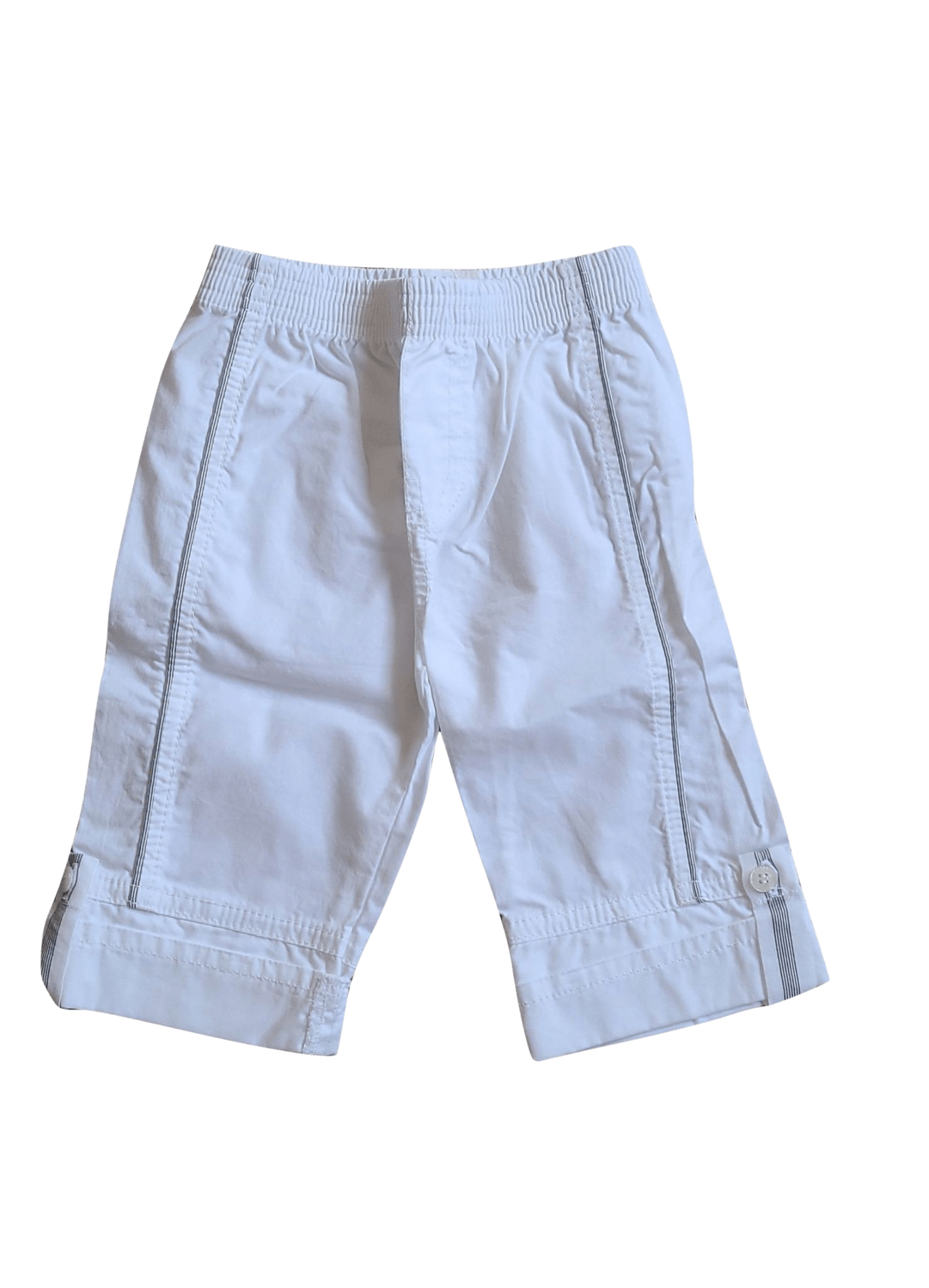 Broek met zijstreep Gymp Wit
