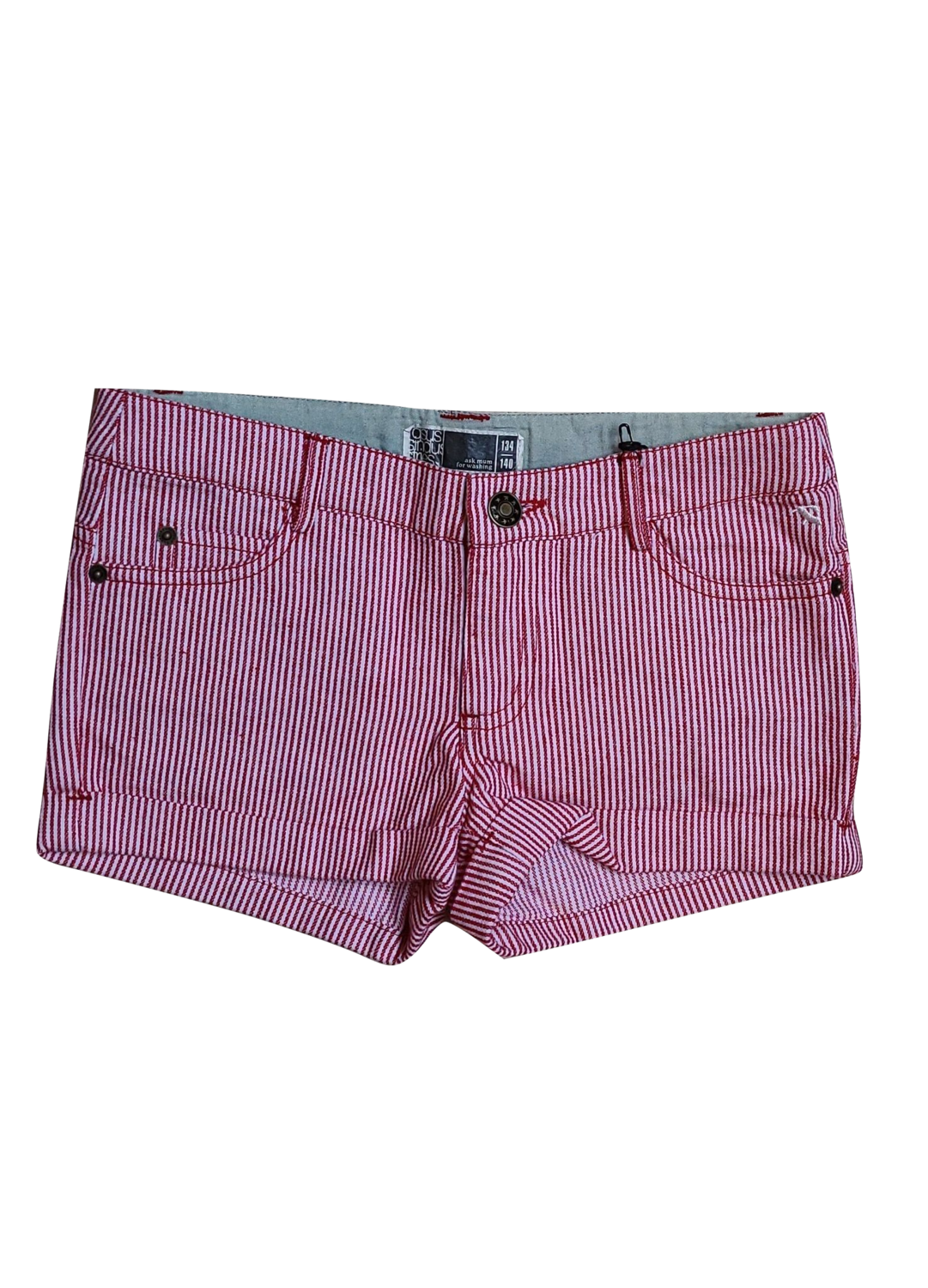 Short Gsus Rood Gestreept