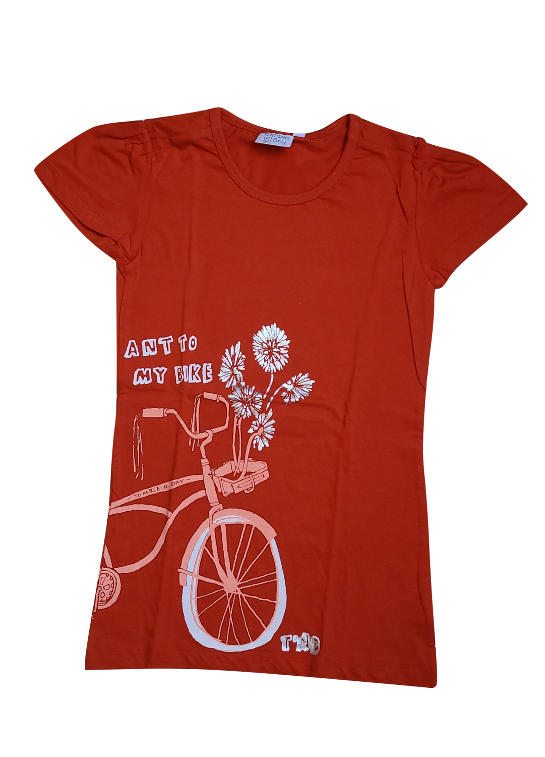 T-shirt "My Bike" Tumble 'N Dry Rood