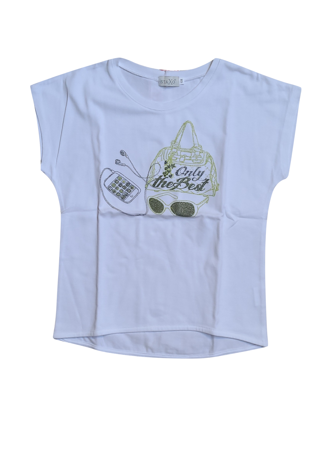 T-shirt "Only The Best" Staxo Wit