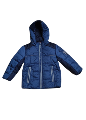 Jas met afneembare kap Gymp Blauw