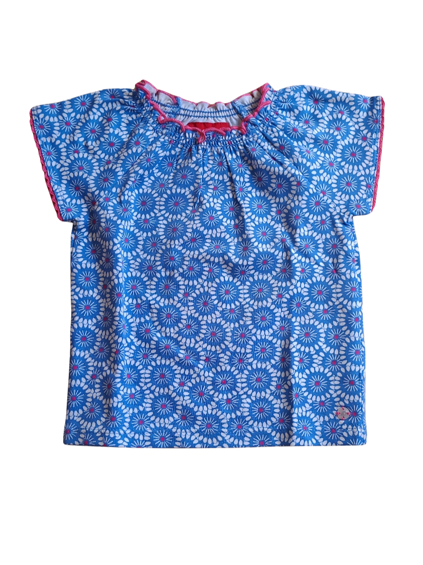 T-shirt S-Oliver Blauw Bedrukt