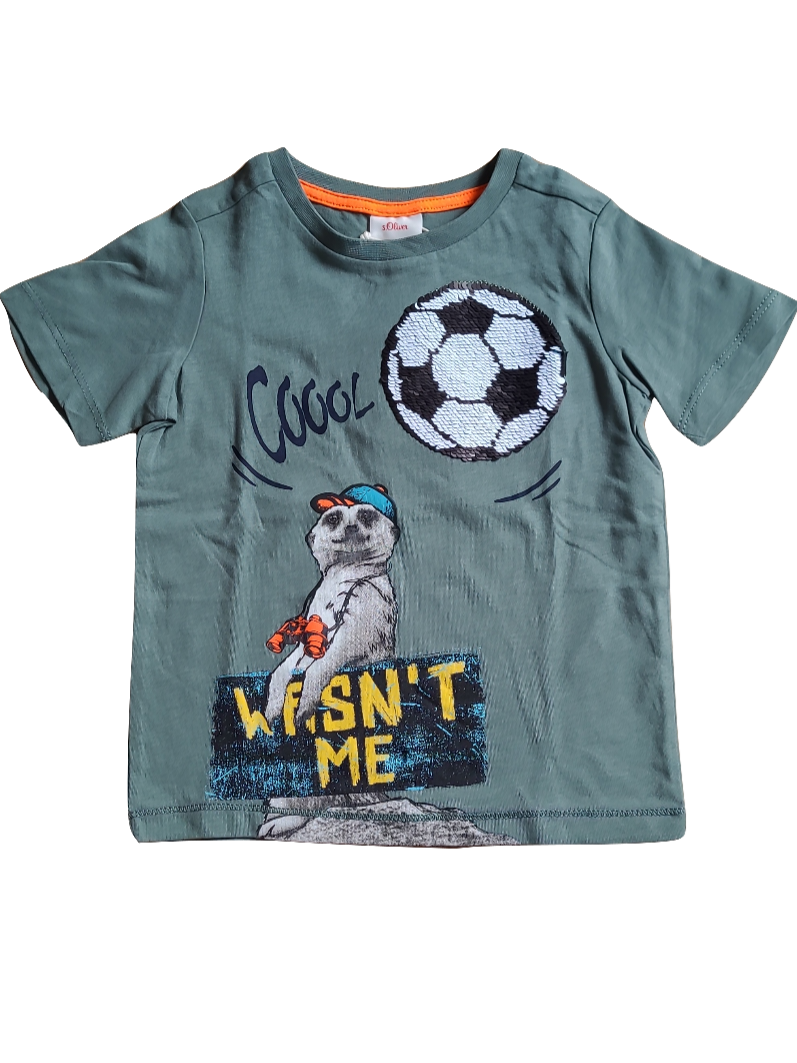 T-shirt "Coool" S-Oliver Groen