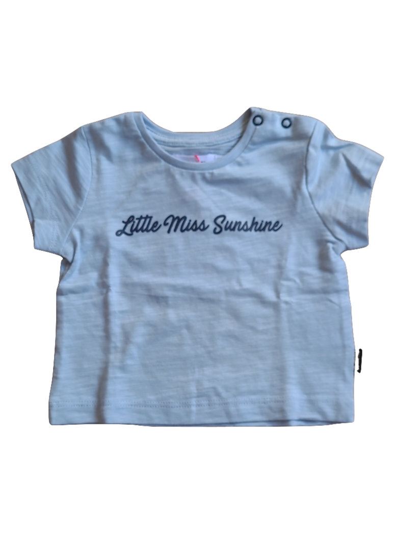 T-Shirt "Little Miss Sunshine" Blauw
