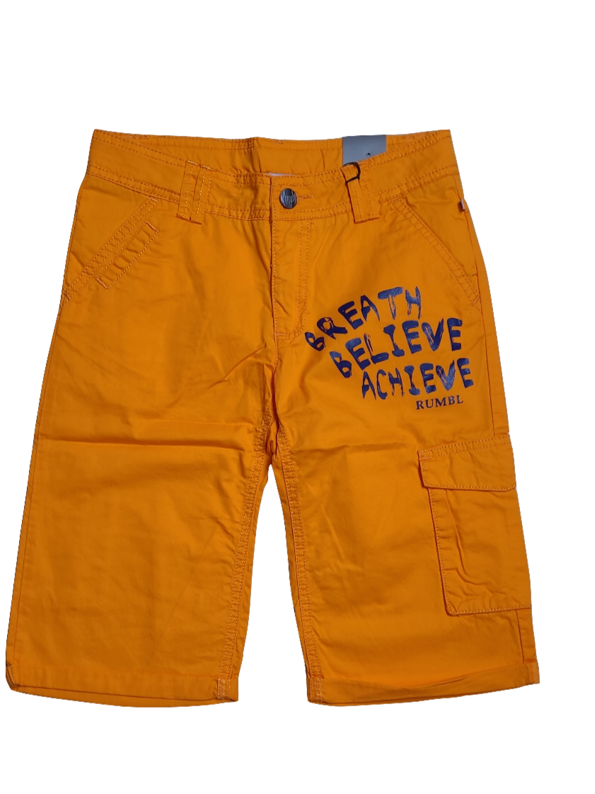 Bermuda "Breath Believe Achieve" Rumbl Fluo Oranje