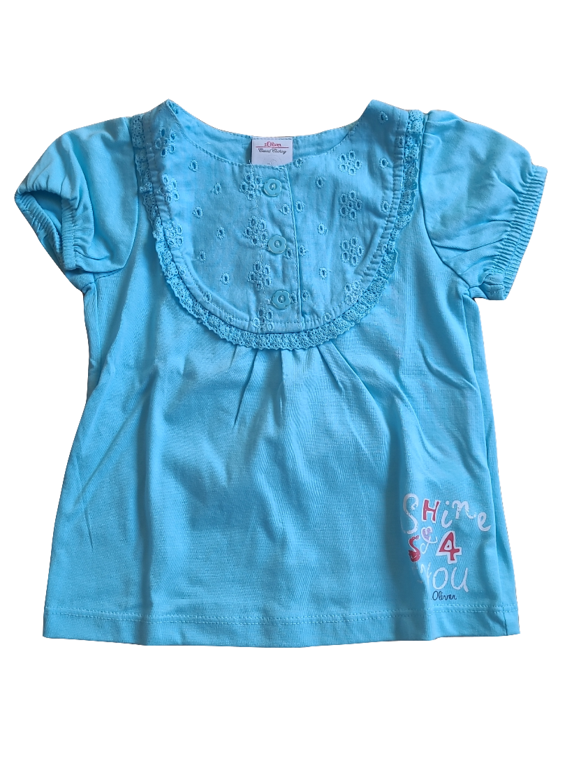 T-Shirt "Shine 4 You"  S-Oliver Blauw