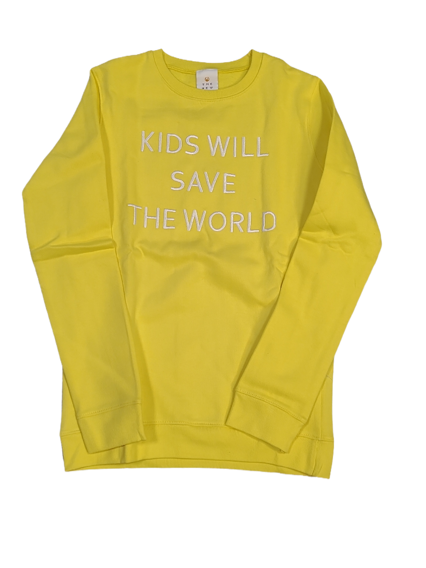 Sweater "Kids Will Save The World" The New Geel