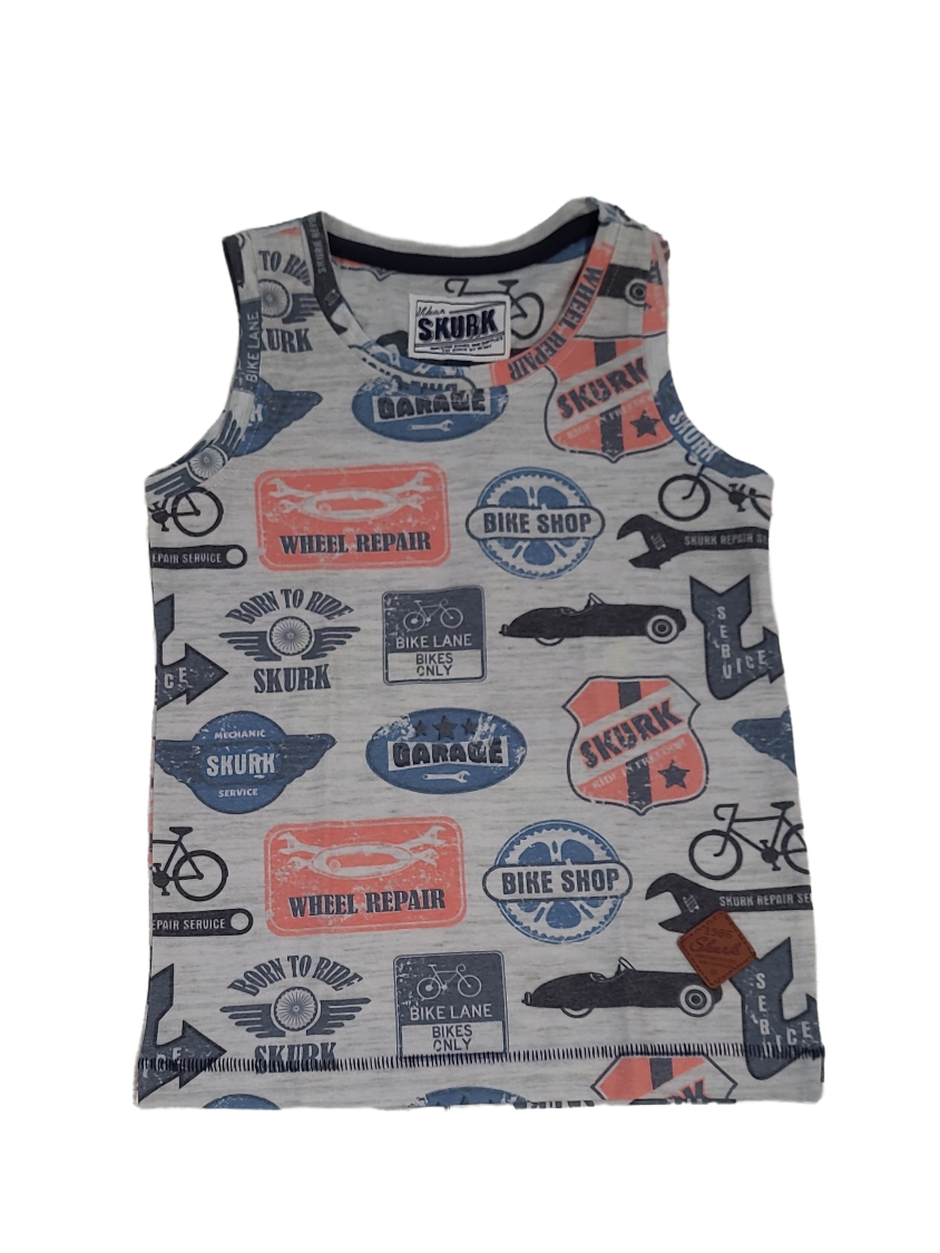 Singlet "Bike Shop" Skurk Multi