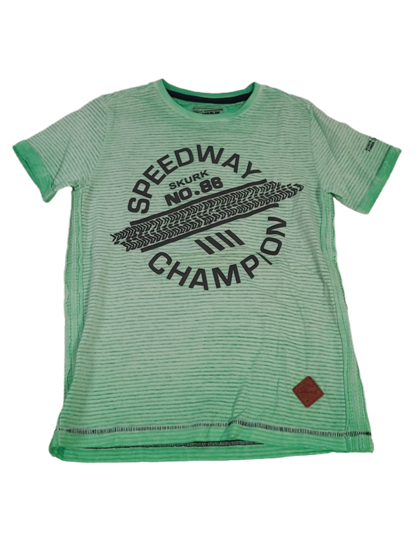 T-shirt "Speedway" Skurk Groen
