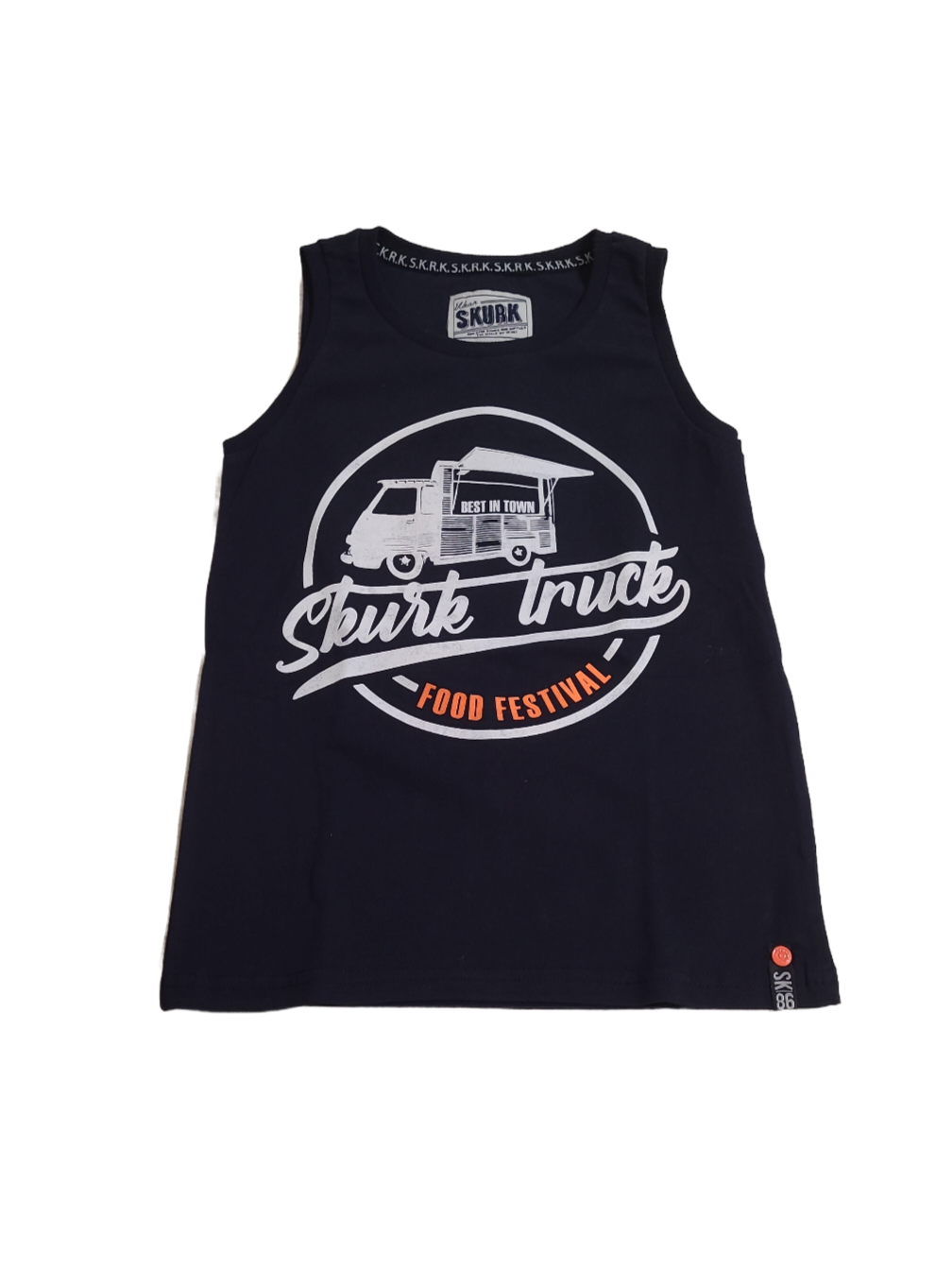 Singlet "Skurk Truck" Skurk Zwart