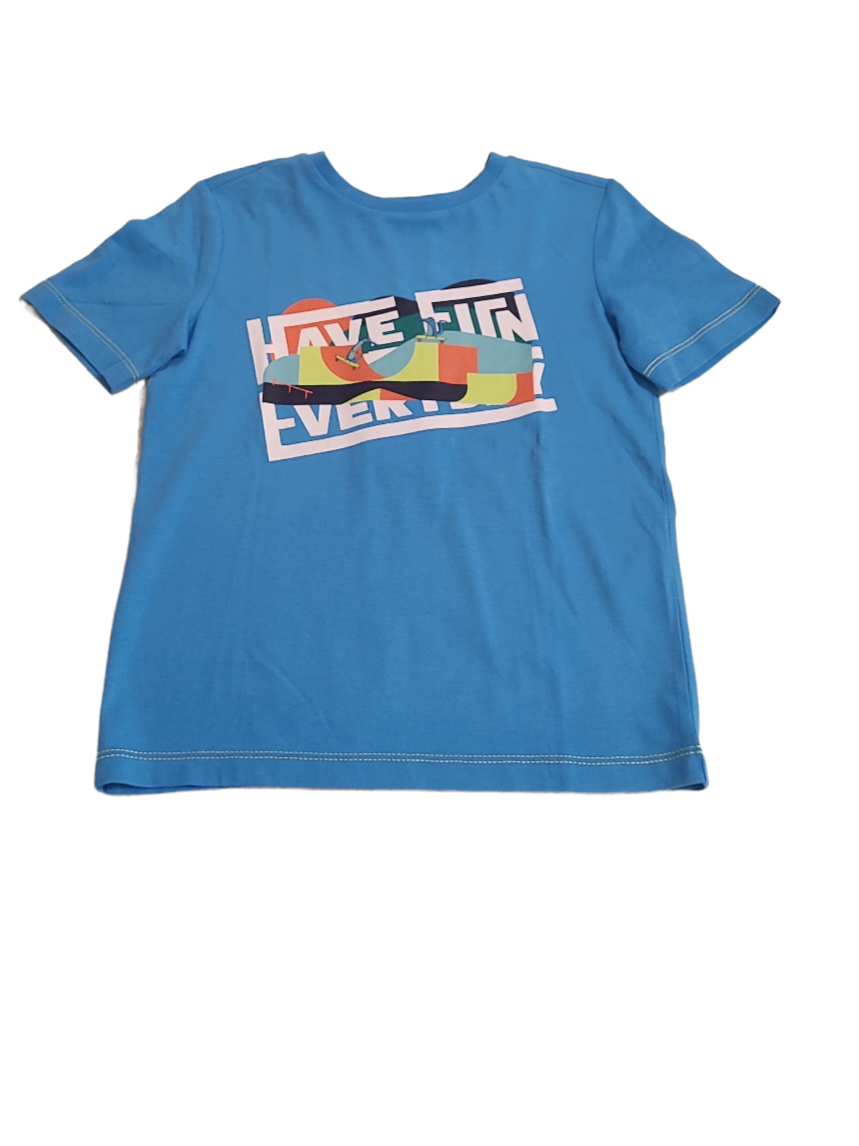 T-shirt "Have Fun" S-Oliver Blauw