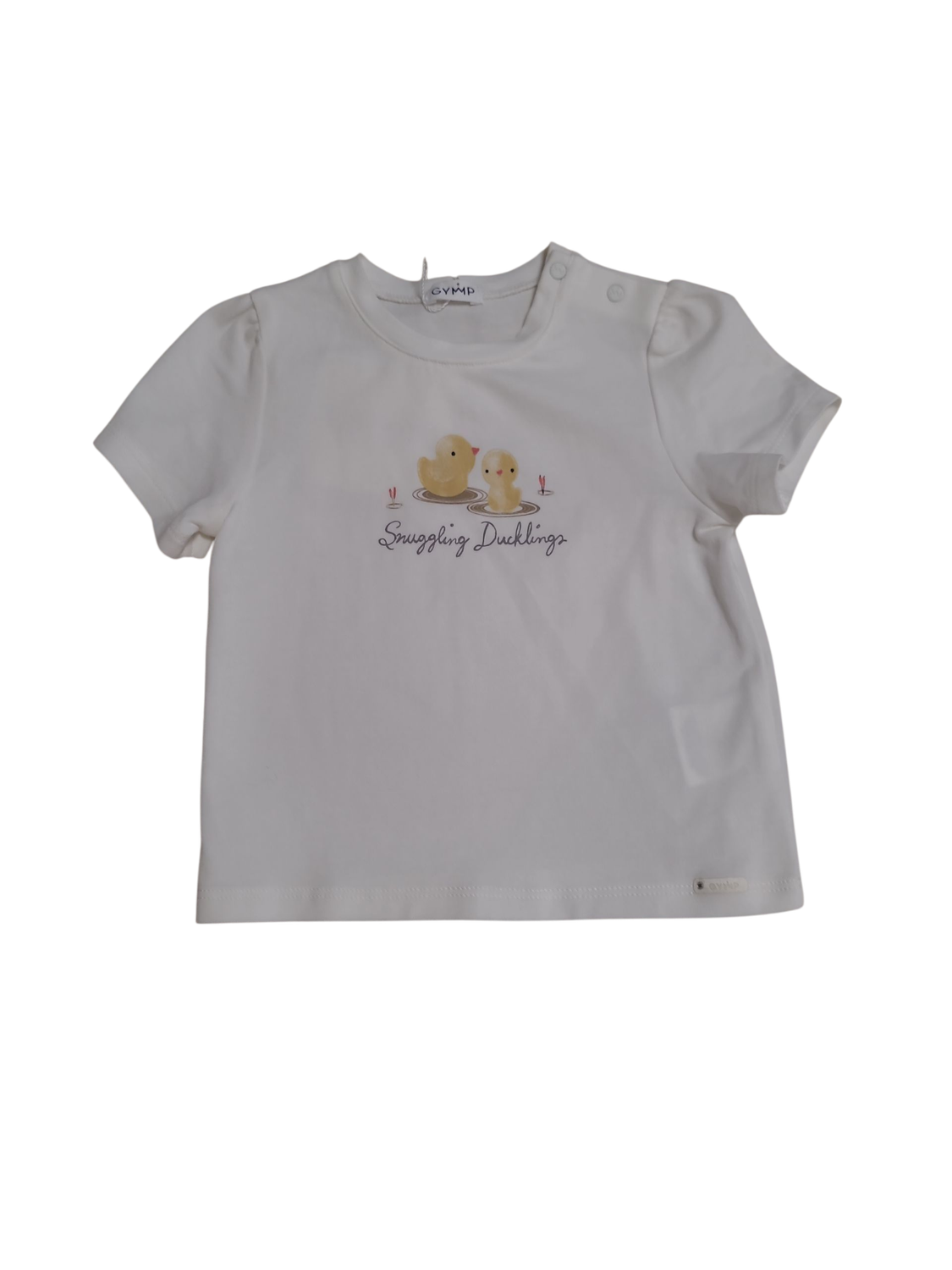 T-shirt "Snuggling Ducklings" Gymp Off White