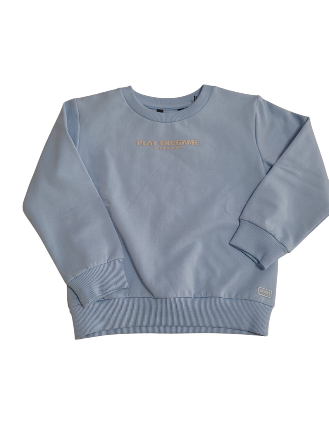Sweater "Play The Game" Quapi Lichtblauw