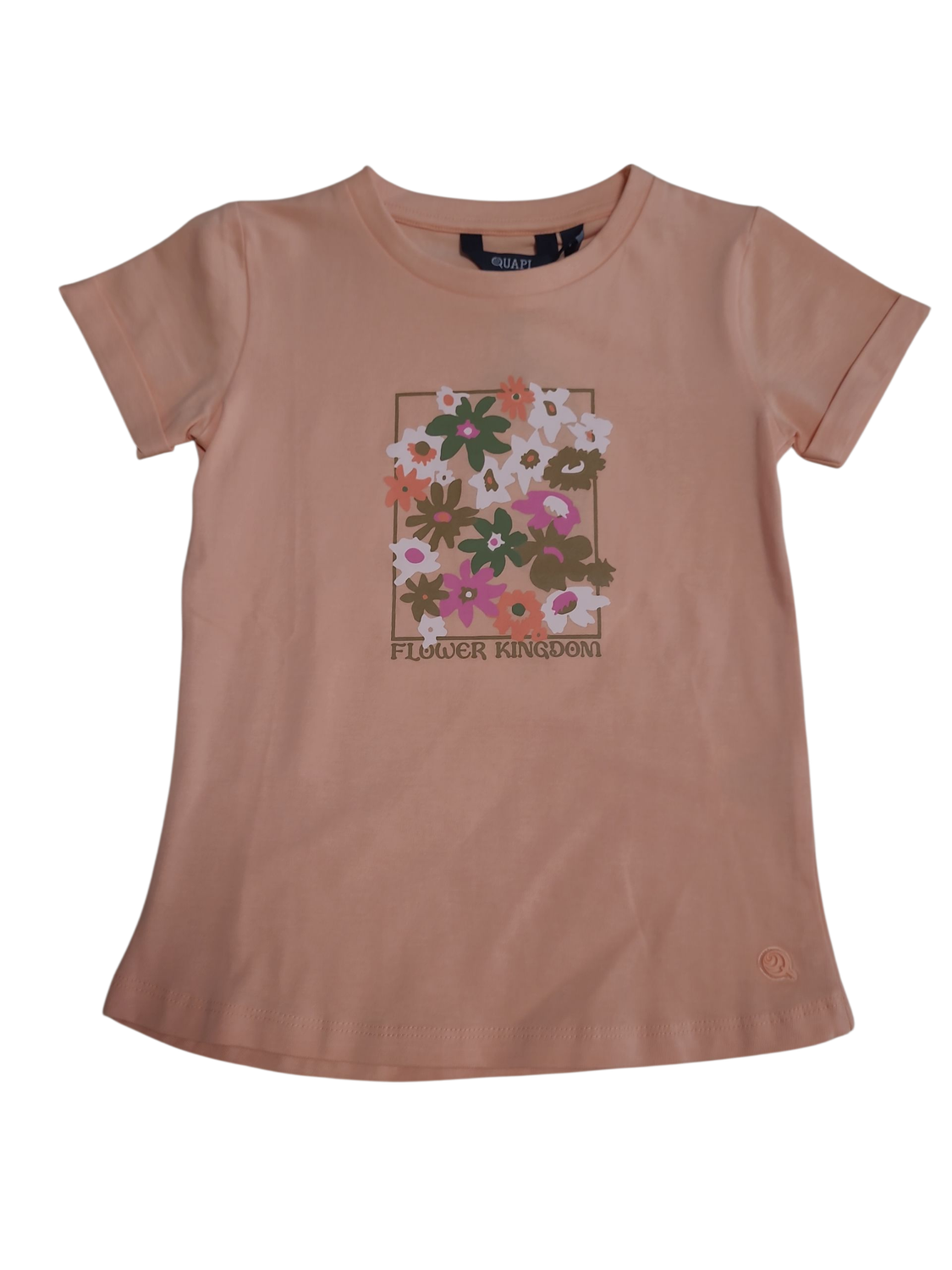 T-shirt "Flower Kingdom" Quapi Zalm