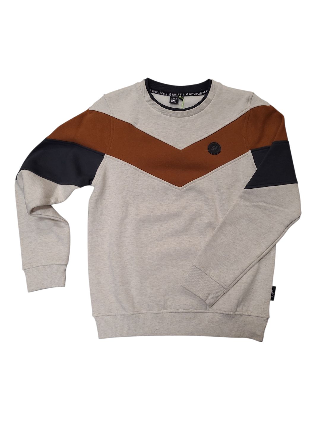 Sweater "Si" Someone Ecru/Roest