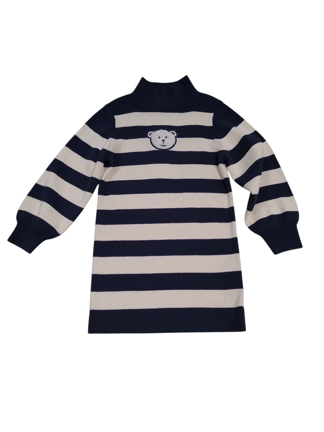 Kleed/Lange Trui 'Beer" S-Oliver Ecru/Marine Gestreept