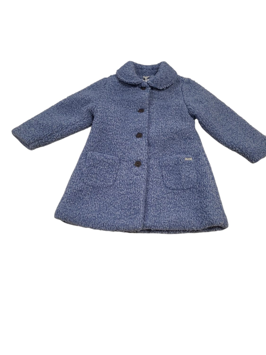 Mantel Gymp Blauw Glitter