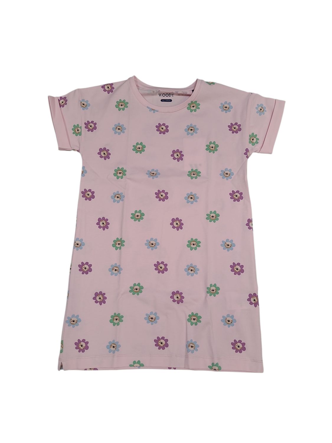 Slaapkleed K/M "Bloem/Luiaard" Woody Roos