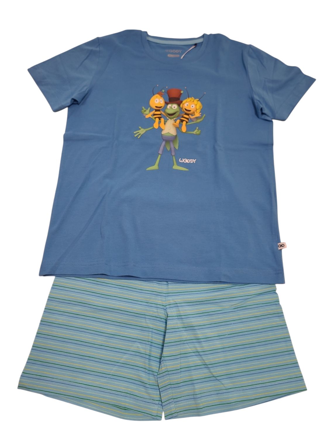 Jongens Pyjama K/M Short "Maya De Bij" Woody Blauw
