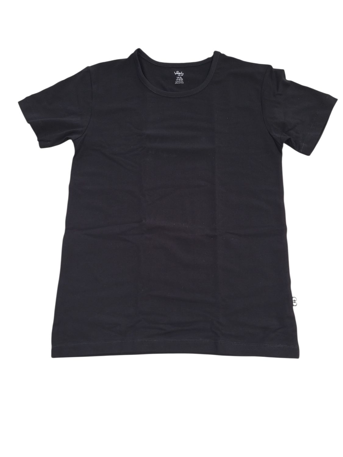 Jongens T-shirt  K/M Woody Zwart