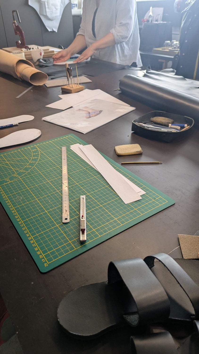 Uur in het atelier