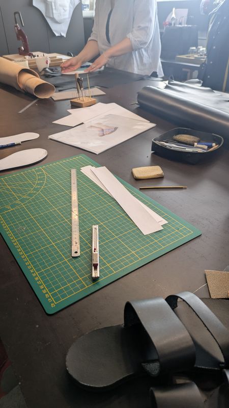 Uur in het atelier