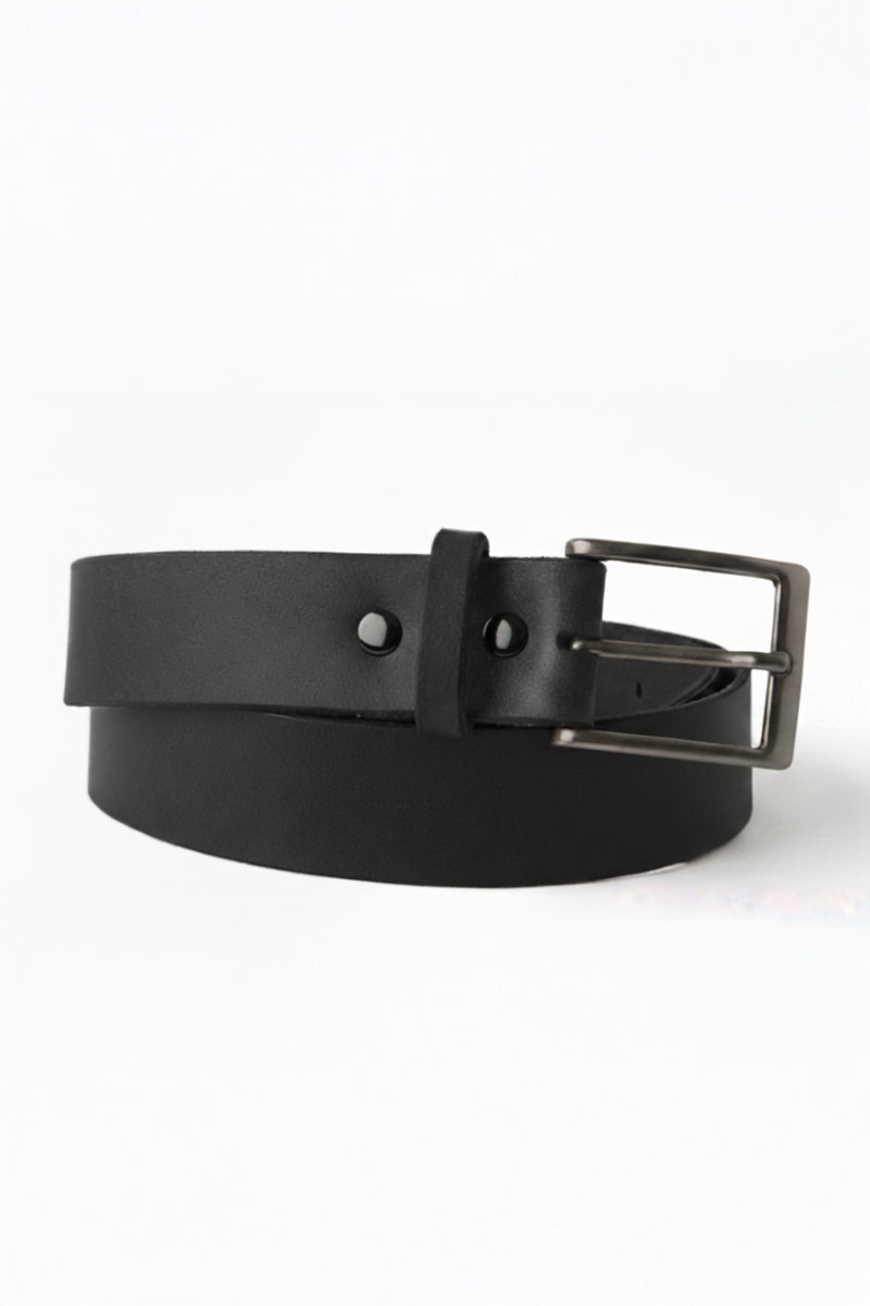 It&#39;s a man&#39;s belt herenriem - boekschroeven, Kleur riem: Zwart