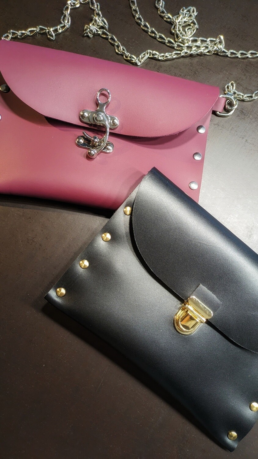 Lederworkshop clutch maken