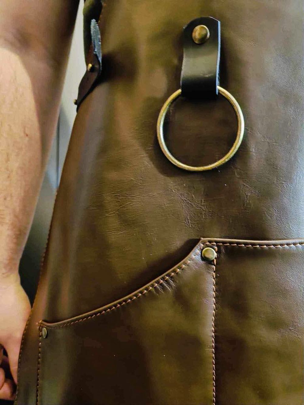 workshop lederbewerking BBQ-schort