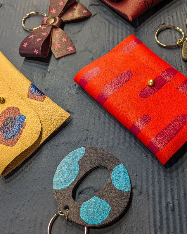 Lederworkshop accessoire maken en verven