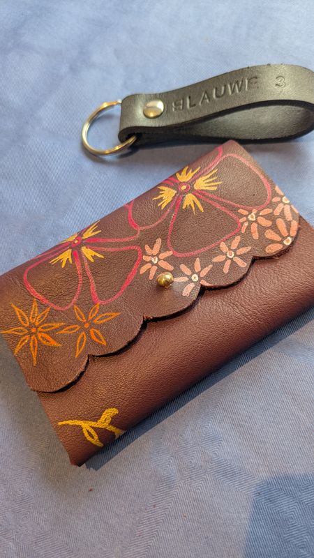 Lederworkshop accessoire maken en verven