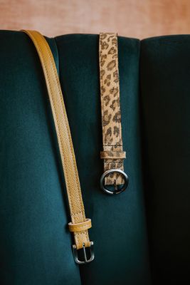 Handgemaakte leren riemen van Atelier Loulou