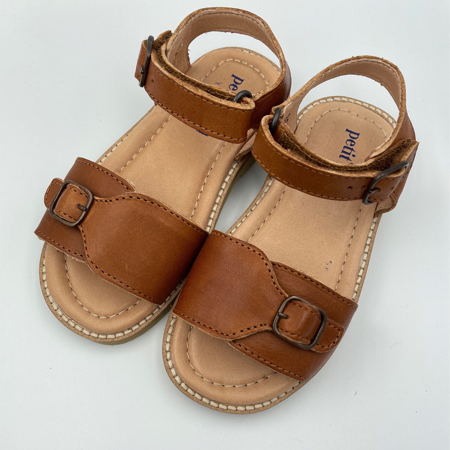 PETIT NORD - Sandaal Buckle - Cognac