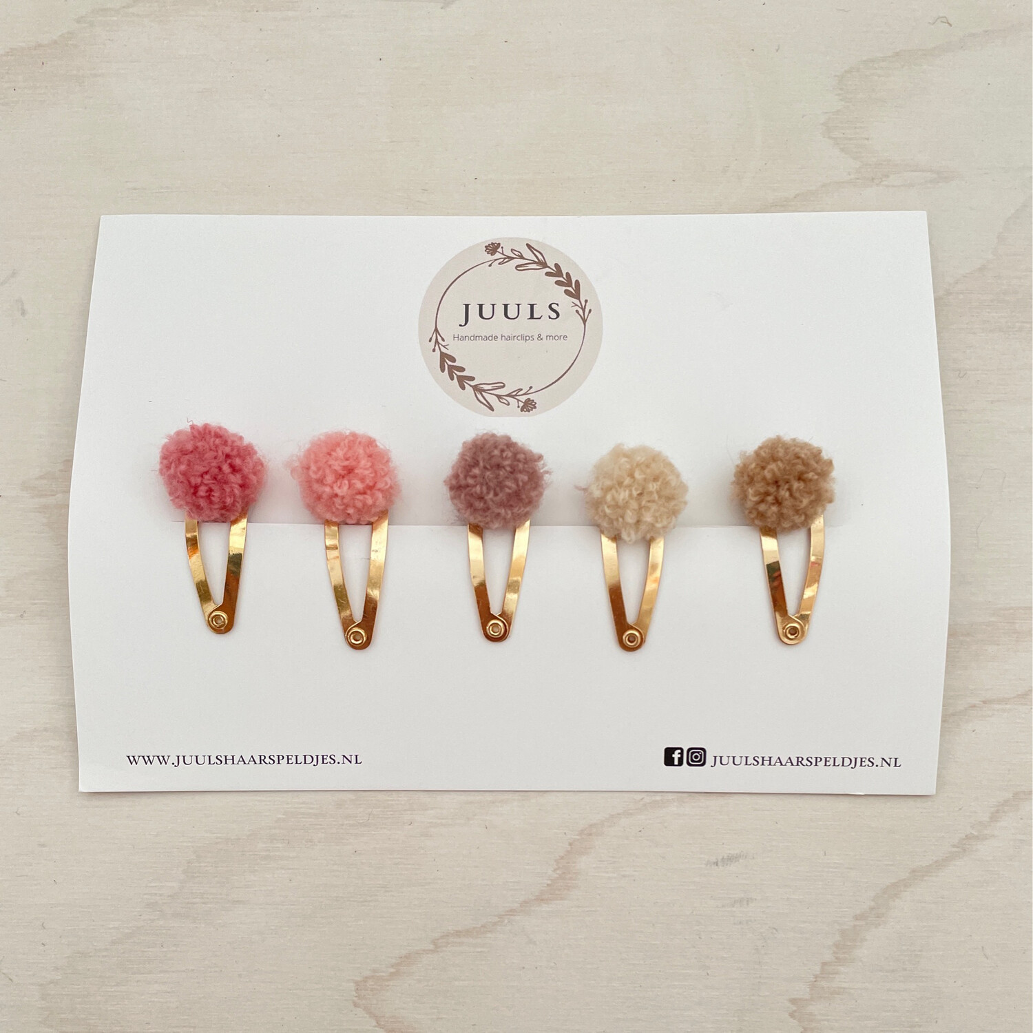 JUULS - Haarspeldjes Dot Set 3cm - Pastel