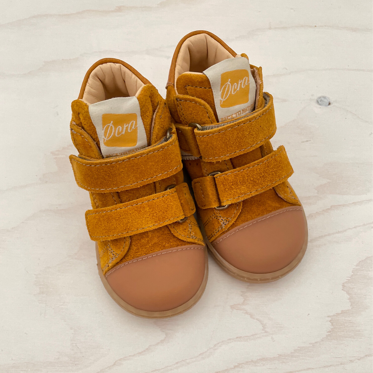 OCRA - Eerste Stapper Sneaker - Sag/Ambra Wash oil/Cognac