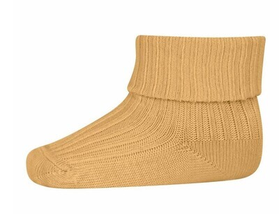 MP Denmark - Cottin rib baby socks - Prairie Sand Col.2288