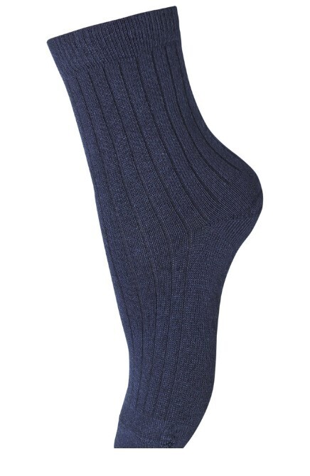 MP Denmark - Cotton rib socks - Navy Col.807