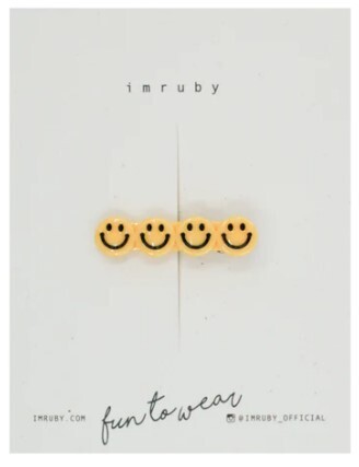 IMRUBY - PEPPER Smile Clip - Geel